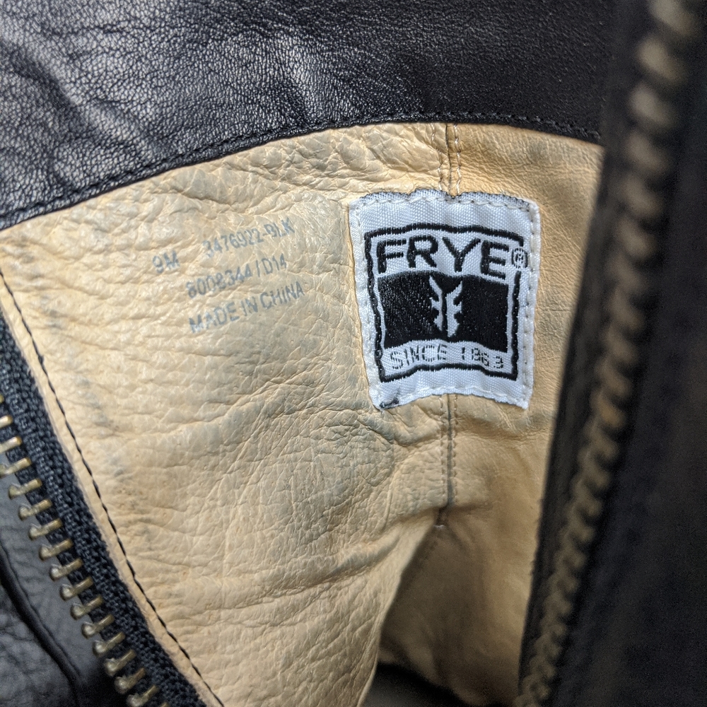 *Sold* FRYE Marissa Zip Short Boot Black Size 9M - Picture 8 of 12